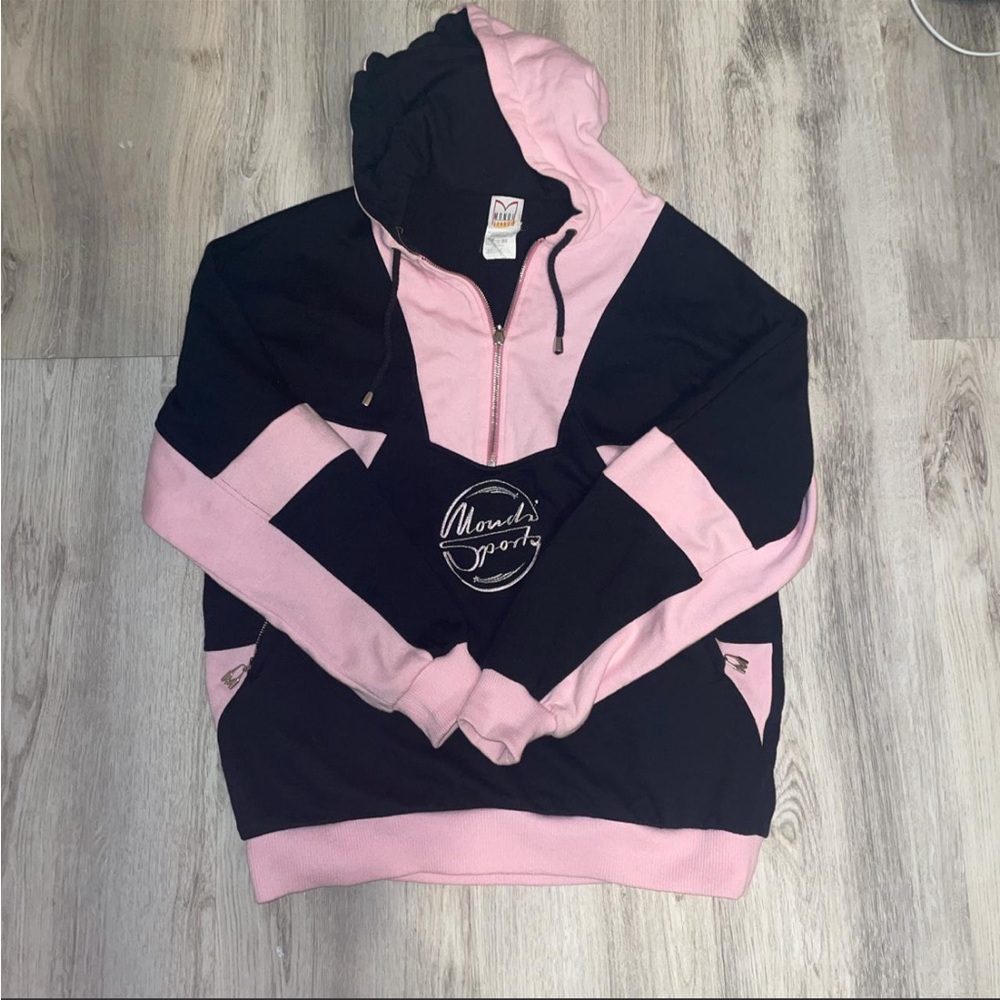 Vintage Mondi Sports Quarter Zip Hoodie